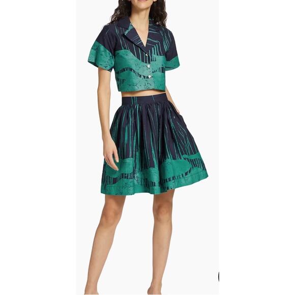 Saks Fifth Avenue Busayo NWT tie dye  skirt medium - Picture 3 of 9